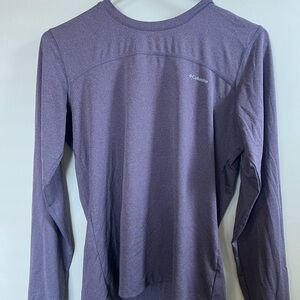 Columbia Purple Long Sleeve Shirt